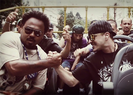 Clipe Linha de Frente, do Negro W e Nitro Di