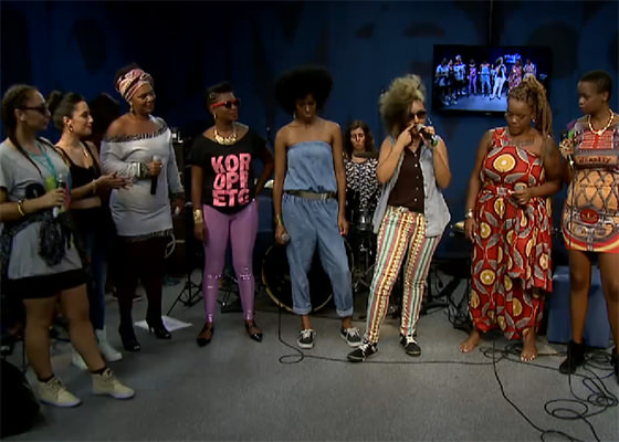 Divas do Hip Hop no Estúdio Showlivre