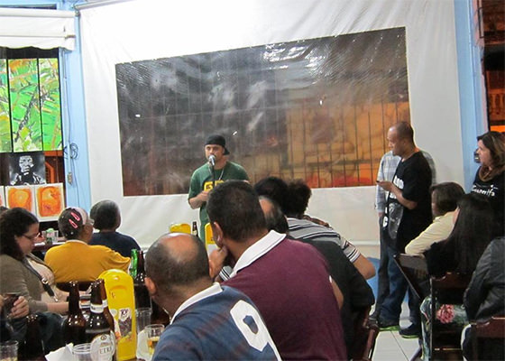 Lindomar 3L no Sarau da Cooperifa