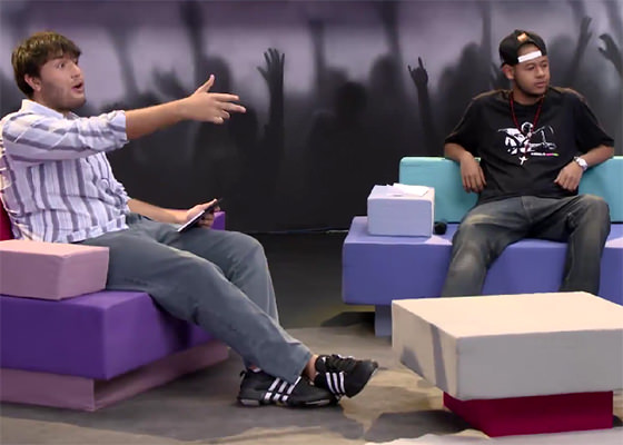 Emicida e Ronald Rios