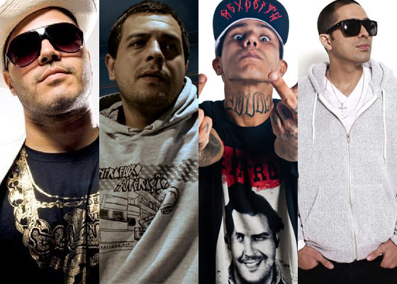 De Leve, Ogi, Funkero e Don L no festival Terra do RAP