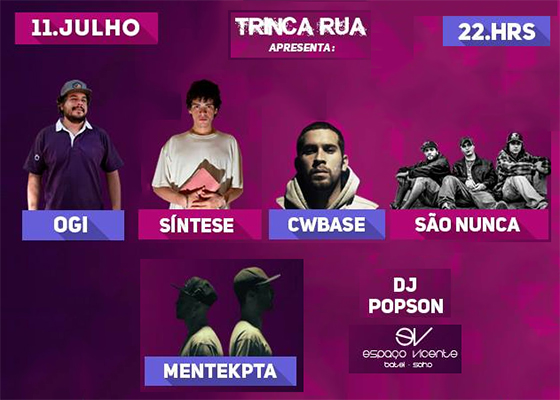 Show do Ogi, Sintese, Mentekpta, CWBase e São Nunca em Curitiba