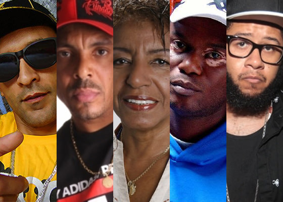 Rhossi, Dexter, Leci Brandão, Rappin Hood, Emicida