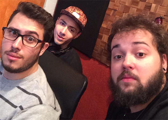 Lucas Tristão, Iuri Stocco e Bolin