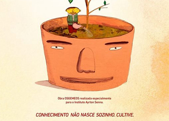 Os Gêmeos e Instituto Ayrton Senna